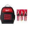 Milwaukee 15 in. Ultimate Jobsite Backpack W/ Left, Right, and Straight Aviation Snips (3-Pack) -Tool Storage Online Shop black milwaukee tool bags 48 22 8201 48 22 4533 64 1000