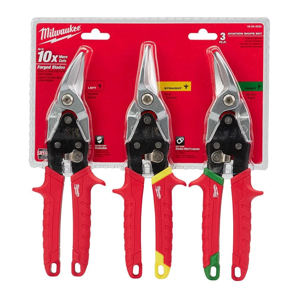 Milwaukee 15 in. Ultimate Jobsite Backpack W/ Left, Right, and Straight Aviation Snips (3-Pack) 10 Milwaukee 15 in. Ultimate Jobsite Backpack W/ Left, Right, and Straight Aviation Snips (3-Pack) - Image 8