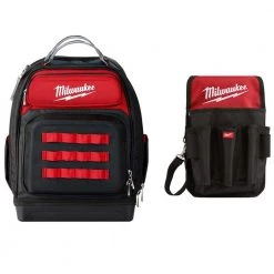 Milwaukee 15 in. Ultimate Jobsite Backpack with 9-Pocket Utility Pouch