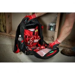 Milwaukee Low Profile Backpack -Tool Storage Online Shop black milwaukee tool bags 48 22 8202 1f 1000