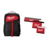 Milwaukee 14 in. Low Profile Backpack with Multi-Size Zipper Tool Bags in Red (3-Pack) -Tool Storage Online Shop black milwaukee tool bags 48 22 8202 48 22 8183 64 1000
