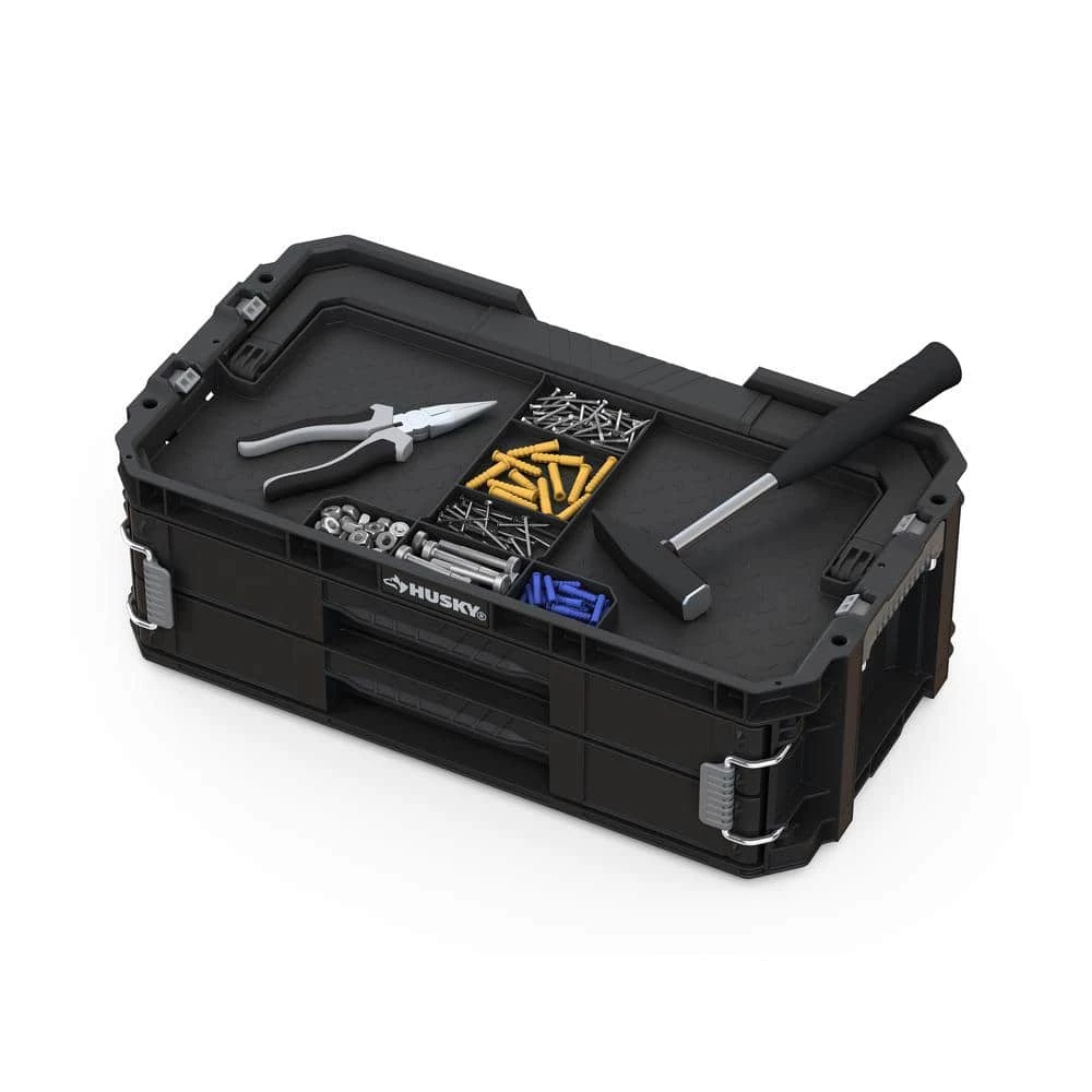 Husky Connect 2-Drawer 13-Compartment Small Parts Organizer 4 Husky Connect 2-Drawer 13-Compartment Small Parts Organizer - Image 2