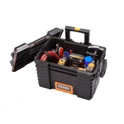 RIDGID 22 in. Pro Gear Cart Tool Box in Black 23 RIDGID 22 in. Pro Gear Cart Tool Box in Black -Tool Storage Online Shop black ridgid modular tool storage systems 221734 4f 1000