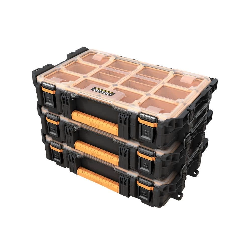 RIDGID Pro System Gear 10-Compartment Small Parts Organizer 8 RIDGID Pro System Gear 10-Compartment Small Parts Organizer - Image 6