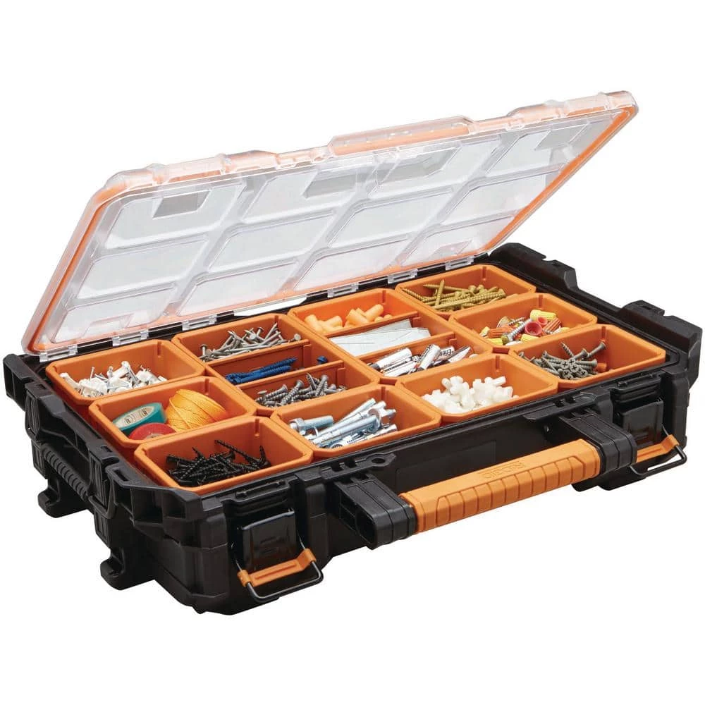 RIDGID Pro System Gear 10-Compartment Small Parts Organizer 4 RIDGID Pro System Gear 10-Compartment Small Parts Organizer - Image 2