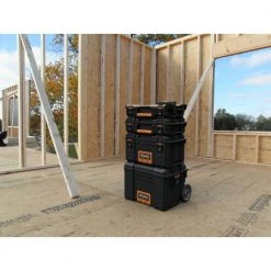 RIDGID Pro System Gear 10-Compartment Small Parts Organizer 17 RIDGID Pro System Gear 10-Compartment Small Parts Organizer -Tool Storage Online Shop black ridgid modular tool storage systems 238093 44 1000