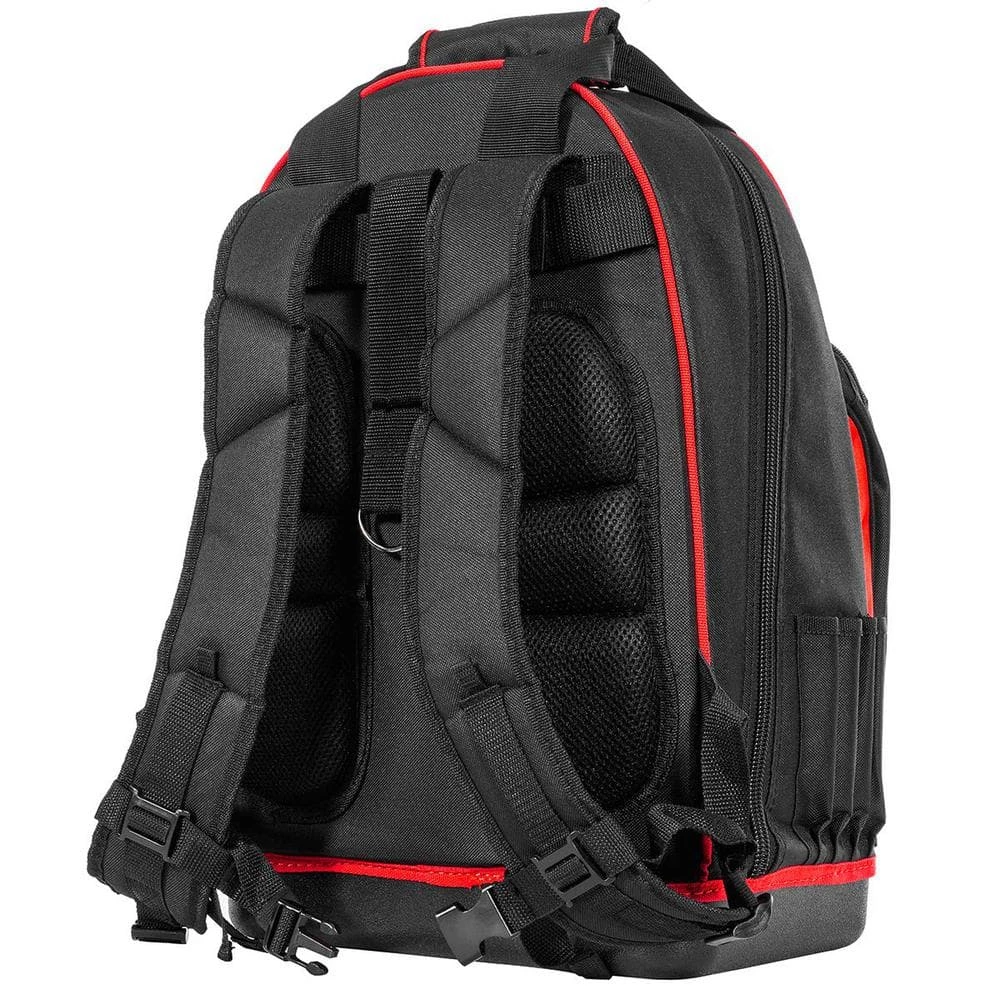 XtremepowerUS 20 in. 38-Pockets Heavy-Duty Padded Wide Mouth Jobsite Backpack Tool Bag 7 XtremepowerUS 20 in. 38-Pockets Heavy-Duty Padded Wide Mouth Jobsite Backpack Tool Bag - Image 5