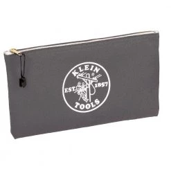 Klein Tools 12-1/2 in. Multi-Color Zipper Bags-Canvas (4-Pack) -Tool Storage Online Shop brown black gray red klein tools tool bags 5141 1d 1000