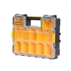 DEWALT 10-Compartment Deep Pro Small Parts Organizer -Tool Storage Online Shop clear black dewalt small parts organizers dwst14825 fa 1000