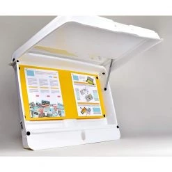 DOC-BOX 21 in. x 27 in. x 4 in. Outdoor/Indoor Standard Posting Permit Box Unit -Tool Storage Online Shop doc box jobsite boxes 10102 44 1000