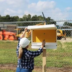 DOC-BOX 21 in. x 27 in. x 4 in. Outdoor/Indoor Standard Posting Permit Box Unit -Tool Storage Online Shop doc box jobsite boxes 10102 d4 1000