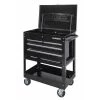 Husky 33 in. W 4-Drawer Mechanics Tool Utility Cart in Gloss Black -Tool Storage Online Shop gloss black husky tool carts houc3304b10 64 1000