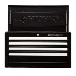 Husky 26 in. W x 12 in. D Standard Duty 4-Drawer Top Tool Chest in Gloss Black -Tool Storage Online Shop gloss black husky top tool chests hkst98065bk c3 1000