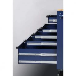 Husky 46 in. W x 24.5 in. D Standard Duty 9-Drawer Mobile Workbench Tool Chest with Solid Wood Top in Gloss Blue -Tool Storage Online Shop gloss blue with silver trim husky mobile workbenches h46mwc9gbv2 40 1000