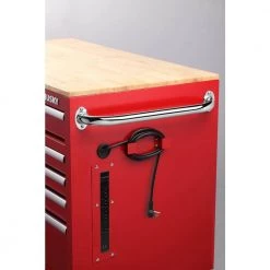 Husky 46 in. W x 24.5 in. D 9-Drawer Gloss Red Deep Tool Chest Mobile Workbench with Hardwood Top -Tool Storage Online Shop gloss red husky mobile workbenches h46mwc9rv2 c 1f 1000