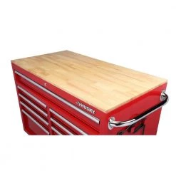 Husky 46 in. W x 24.5 in. D 9-Drawer Gloss Red Deep Tool Chest Mobile Workbench with Hardwood Top -Tool Storage Online Shop gloss red husky mobile workbenches h46mwc9rv2 c 4f 1000