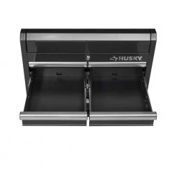 Husky 27 in. W x 18 in. D Standard Duty 11-Drawer Tool Chest and Top Tool Cabinet Combo in Black -Tool Storage Online Shop gloss tool chest combos uact h 270111bk 77 1000