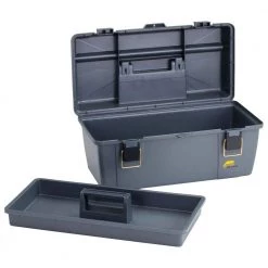 Plano 20 in. Tool Box with Tray -Tool Storage Online Shop graphite gray plano portable tool boxes 651010 c3 1000