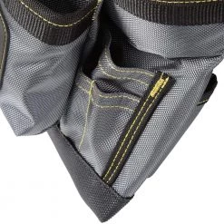 MagnoGrip 11 in. 10-Pocket Platinum Magnetic Tool Pouch with Belt -Tool Storage Online Shop gray magnogrip tool belts 002 474 40 1000