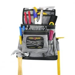 MagnoGrip 11 in. 10-Pocket Platinum Magnetic Tool Pouch with Belt -Tool Storage Online Shop gray magnogrip tool belts 002 474 66 1000