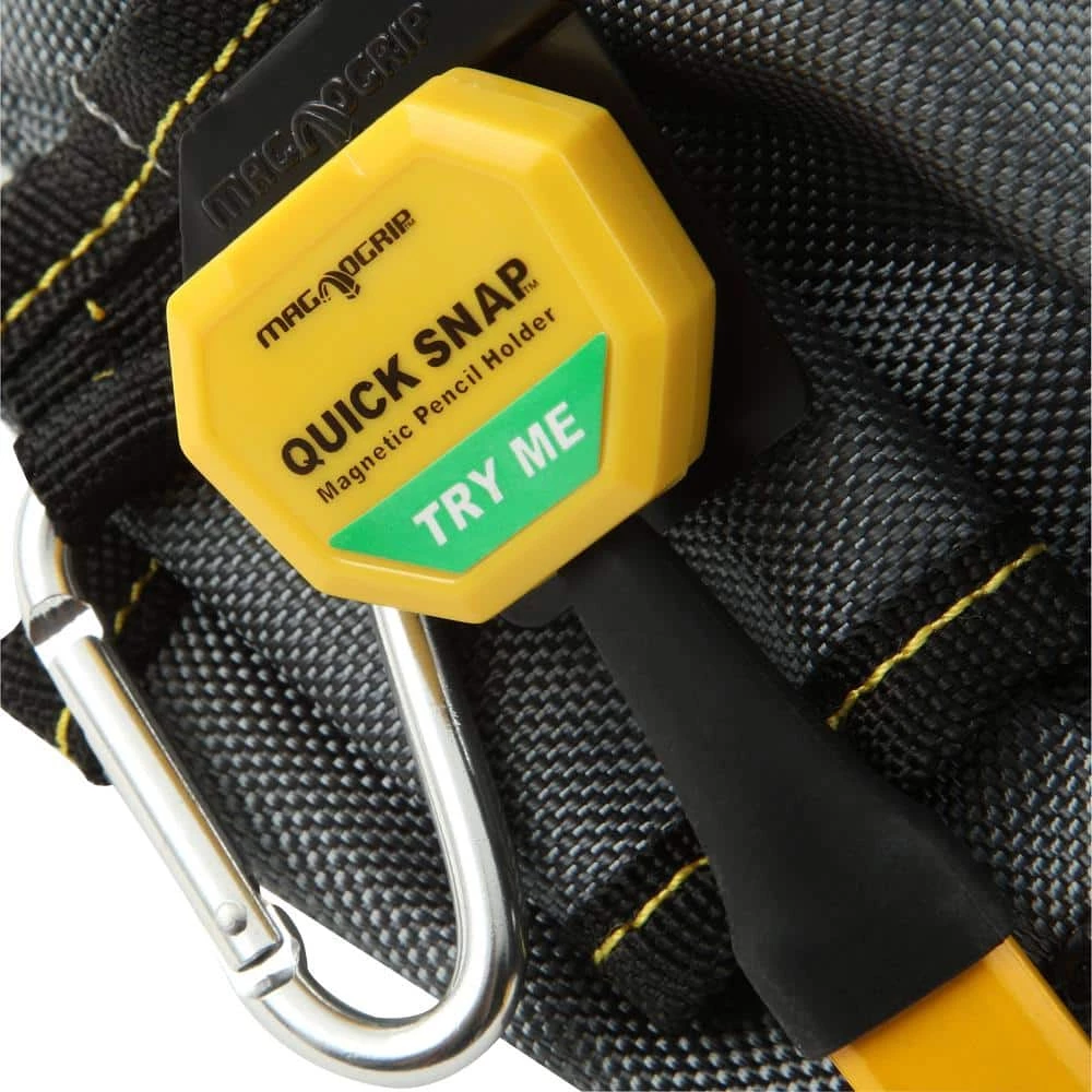 MagnoGrip 9-Pocket Magnetic Maintenance Tool Pouch with Quick Snap Pencil Holder 5 MagnoGrip 9-Pocket Magnetic Maintenance Tool Pouch with Quick Snap Pencil Holder - Image 3