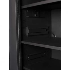 Husky 27 in. Heavy-Duty Tool Storage Side End Locker Mobile Workbench and Hutch Add-On Attachment with 2 Casters in Black -Tool Storage Online Shop matte black side tool cabinets lockers h27locker c3 1000