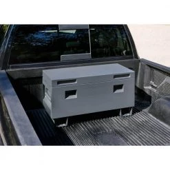 TRINITY 36 in. Job Site Box, Gray -Tool Storage Online Shop matte powder coated finish trinity jobsite boxes txkpgr 0502 1f 1000