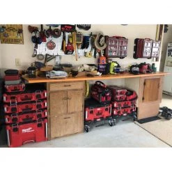 Milwaukee PACKOUT Wall and Floor Mounting Plate -Tool Storage Online Shop milwaukee garage cabinet accessories 48 22 8485 77 1000