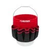 Husky 12 in. 30 Pocket Heavy Duty Bucket Jockey 5 Gallon In-Bucket Storage Tool Bag -Tool Storage Online Shop red black husky tool bags hd10030 th 64 1000