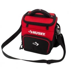 Husky 9 in. Lunch Box Cooler Bag -Tool Storage Online Shop red black husky tool bags hd50100 th 4f 1000