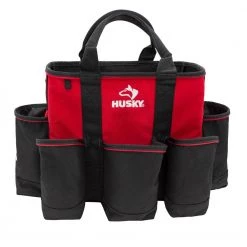 Husky 14 in. 15 Pocket Open Top Supply Tool Bag -Tool Storage Online Shop red black husky tool bags hd60014 th 66 1000