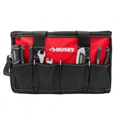 Husky 18 in. 14 Pocket Zippered Tool Bag -Tool Storage Online Shop red black husky tool bags hd60018 th 4f 1000