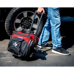 Husky 14 in. Rolling Tool Bag with Stackable 12 in. Tool Bag -Tool Storage Online Shop red black husky tool bags hd650142 th bd 76 1000