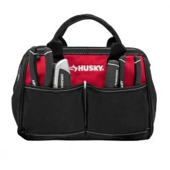 Husky 14 in. Rolling Tool Bag with Stackable 12 in. Tool Bag -Tool Storage Online Shop red black husky tool bags hd650142 th bd fa 1000