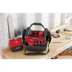 Husky 10 in. 15 Pocket Open Top Tool Bag 21 Husky 10 in. 15 Pocket Open Top Tool Bag -Tool Storage Online Shop red black husky tool bags hd70010 th 31 1000