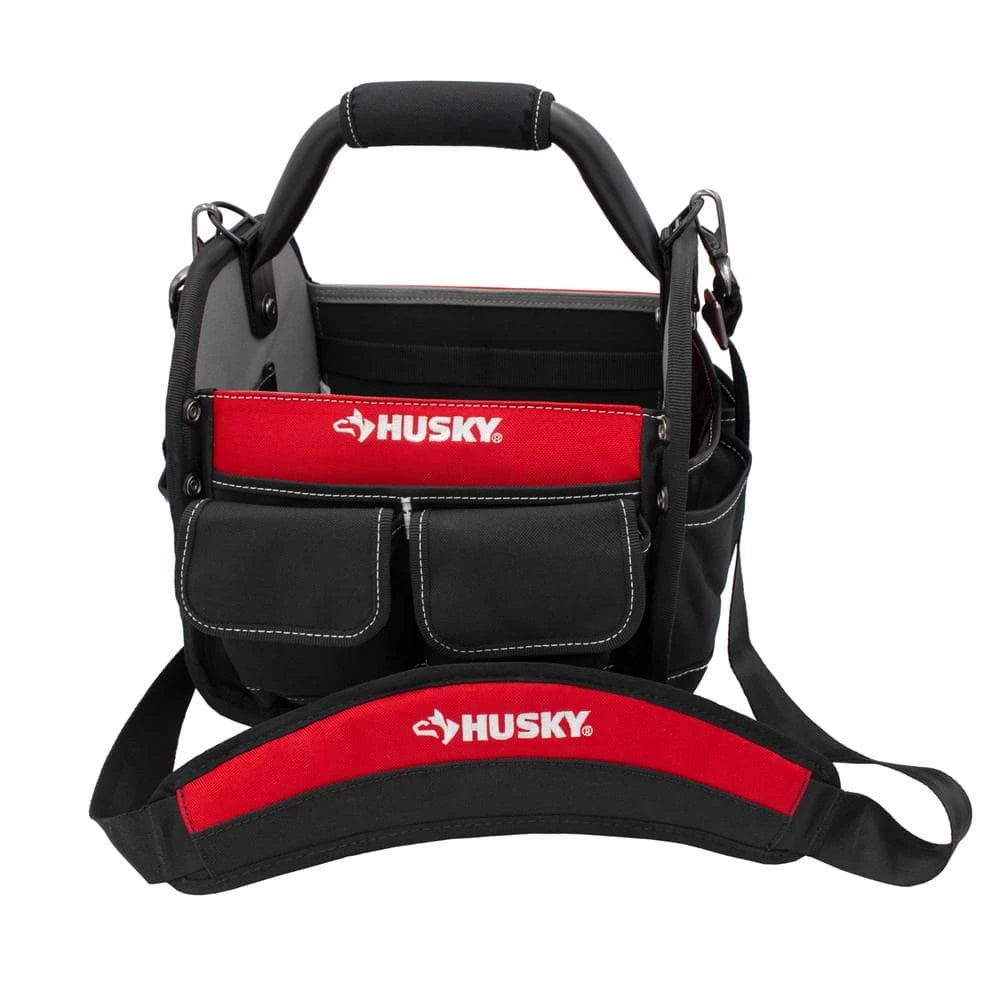 Husky 10 in. 15 Pocket Open Top Tool Bag 10 Husky 10 in. 15 Pocket Open Top Tool Bag - Image 8