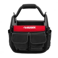 Husky 10 in. 15 Pocket Open Top Tool Bag