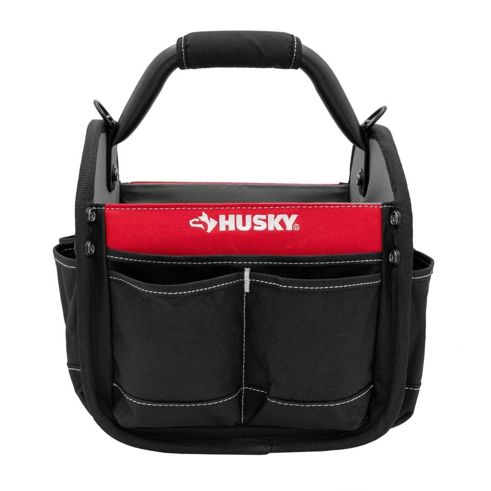 Husky 10 in. 15 Pocket Open Top Tool Bag 6 Husky 10 in. 15 Pocket Open Top Tool Bag - Image 4