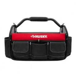 Husky 17 in. 18 Pocket Open Top Tool Bag