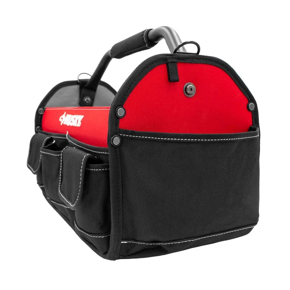 Husky 17 in. 18 Pocket Open Top Tool Bag 14 Husky 17 in. 18 Pocket Open Top Tool Bag - Image 12