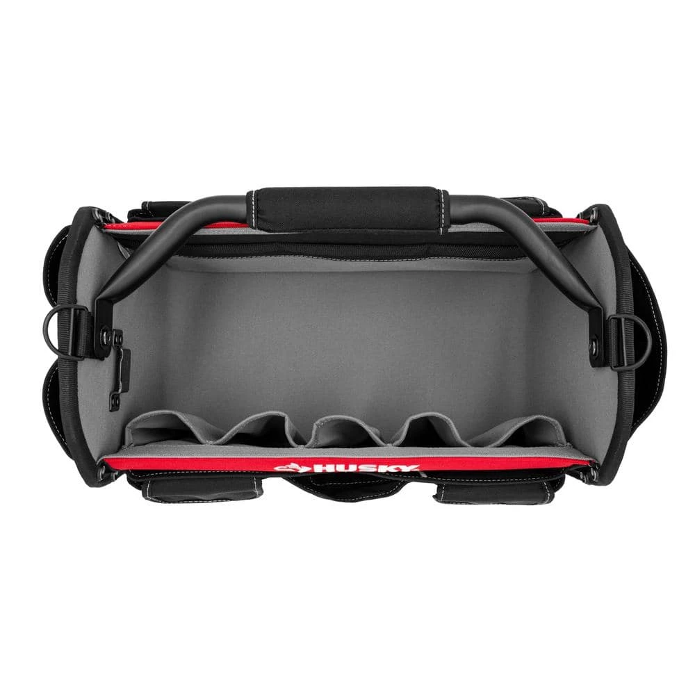 Husky 17 in. 18 Pocket Open Top Tool Bag 8 Husky 17 in. 18 Pocket Open Top Tool Bag - Image 6