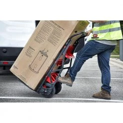 Milwaukee PACKOUT 20 in. 2-Wheel Utility Cart & M18 FUEL PACKOUT 18-Volt Lithium-Ion Cordless 2.5 Gal. Wet/Dry Vacuum (Tool-Only) -Tool Storage Online Shop red black milwaukee modular tool storage systems 48 22 8415 0970 20 1f 1000