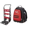 Milwaukee 20 in. W PACKOUT 2-Wheel Utility Tool Cart with 15 in. PACKOUT Backpack (2-Piece) 2 Milwaukee 20 in. W PACKOUT 2-Wheel Utility Tool Cart with 15 in. PACKOUT Backpack (2-Piece) -Tool Storage Online Shop red black milwaukee modular tool storage systems 48 22 8415 48 22 8301 64 1000