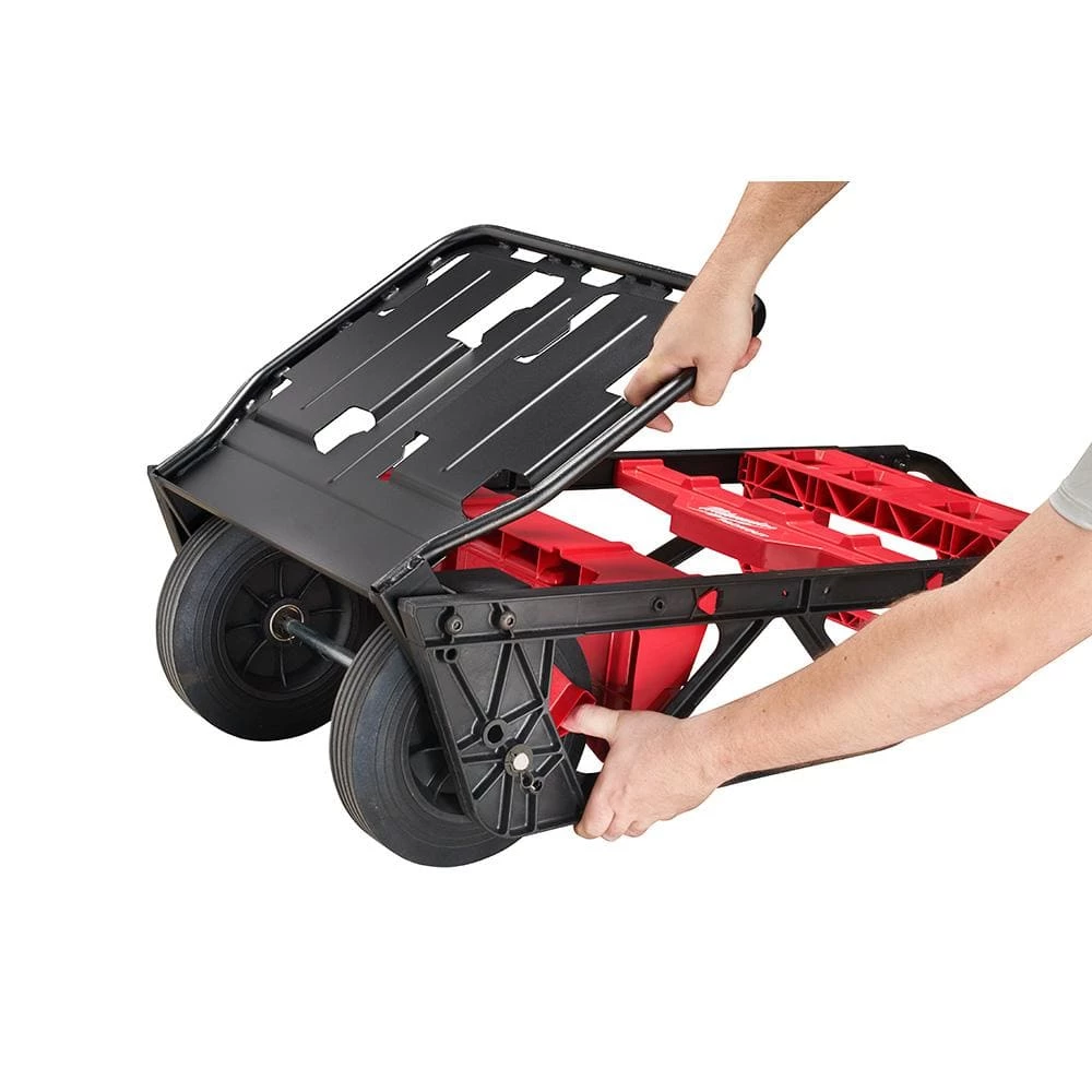 Milwaukee PACKOUT 20 in. 2-Wheel Utility Cart Kit (3-Piece) 11 Milwaukee PACKOUT 20 in. 2-Wheel Utility Cart Kit (3-Piece) - Image 9