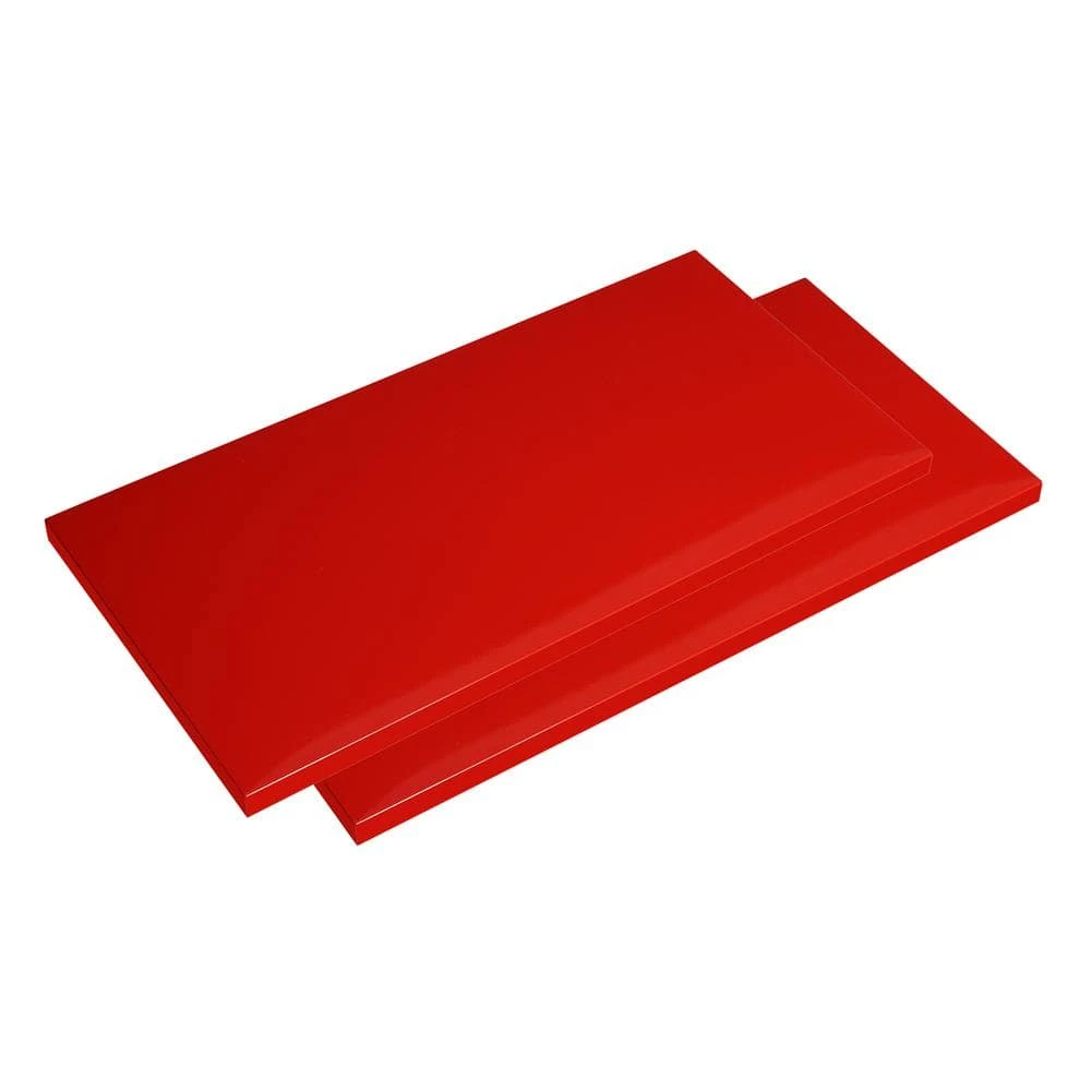 Husky 2-Pack Steel Shelf Set in Red (30 in. W x 15 in. D) for Ready-to-Assemble 30 in. Freestanding Garage Cabinet 4 Husky 2-Pack Steel Shelf Set in Red (30 in. W x 15 in. D) for Ready-to-Assemble 30 in. Freestanding Garage Cabinet - Image 2