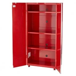 Husky 2-Pack Steel Shelf Set in Red (36 in. W x 15 in. D) for Ready-to-Assemble 36 in. Freestanding Garage Cabinet -Tool Storage Online Shop red husky garage cabinet accessories g3600psr us 40 1000