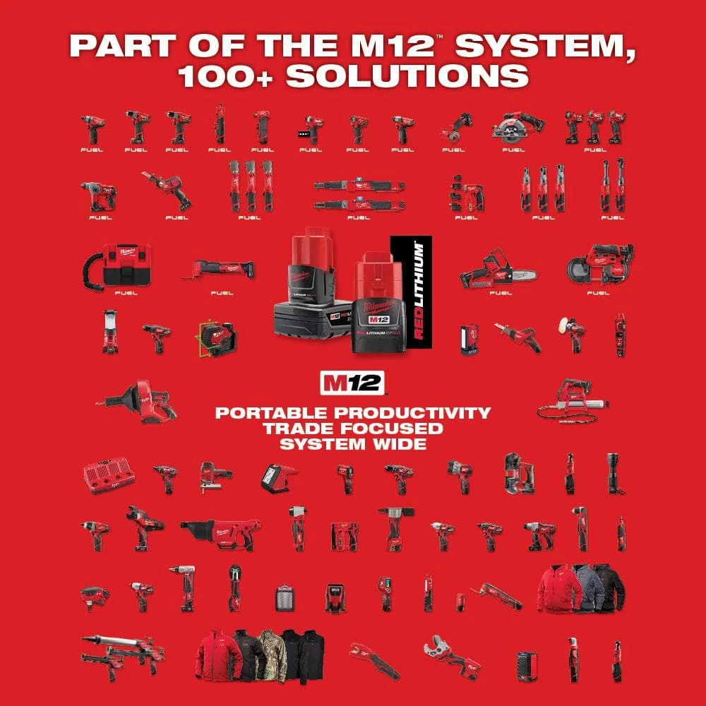 Milwaukee 15 in. PACKOUT Backpack with M12 12-Volt Lithium-Ion Cordless 1/4 in. Hex Screwdriver Kit 15 Milwaukee 15 in. PACKOUT Backpack with M12 12-Volt Lithium-Ion Cordless 1/4 in. Hex Screwdriver Kit - Image 13