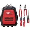 Milwaukee 15 in. PACKOUT Backpack with Hand Tool Set (5-Pieces) -Tool Storage Online Shop red milwaukee modular tool storage systems 48 22 8301 48 22 1503 64 1000