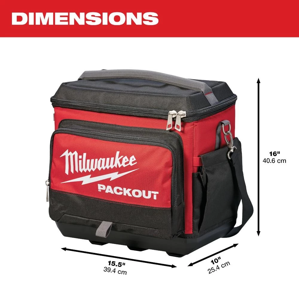 Milwaukee 15 in. PACKOUT Backpack with PACKOUT Cooler Bag 7 Milwaukee 15 in. PACKOUT Backpack with PACKOUT Cooler Bag - Image 5