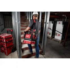 Milwaukee 15 in. PACKOUT Tote with 6-in-1 Wire Stripper Pliers -Tool Storage Online Shop red milwaukee modular tool storage systems 48 22 8315 48 22 3079 4f 1000